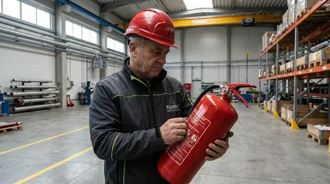 Zdjęcie 2: Przeglądy PPOŻ, badanie hydrantów, legalizacja gaśnic | TEHRA