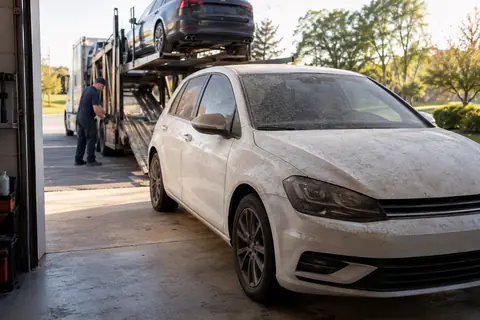 Skup samochodów stojących w garażu lub na posesji — Zgierz