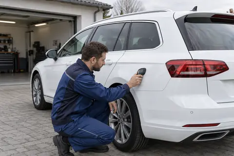 Oględziny auta przed zakupem i pomiar lakieru — Łódź